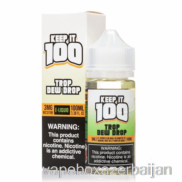 Vape Baku Trop Dew Drop - Keep It 100 - 100mL 6mg